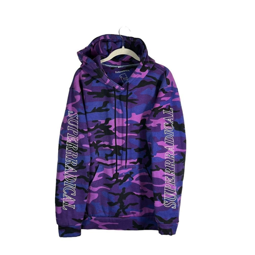 Rare! Superradical Purple Camo Hoodie